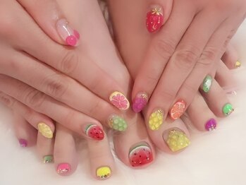 ミルキーウェイバイミーネイル 南堀江店(Milkyway by menail)/ポップネイル/フルーツネイル