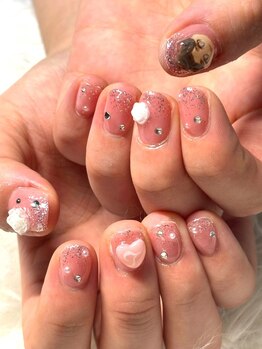 ザ バーム 船橋店(THE BALM)/推しネイル/ちゅるんネイル