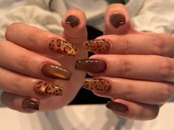 シェリーラメール 池袋店(cherie la mer)/レオパードネイル