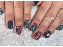 フロム トゥ(from to)/チェックネイル