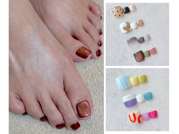 WA ネイル アンド ビューティー(WA nail & beauty)/フットネイル/親指アート