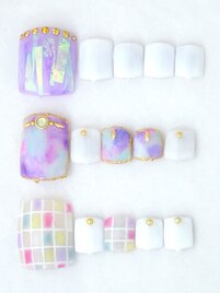 上級フット新作ネイル☆