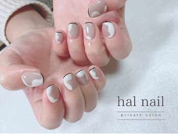 ハルネイル(hal nail)/アレンジフレンチ