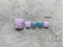 シンプリー ネイルアンドアイラッシュ 祖師谷大蔵店(Simpliee Nail&Eyelash)/フットパーツネイル