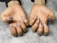 ジュリネイル(JULIE NAIL)/ムラサキぬりかけニュアンス