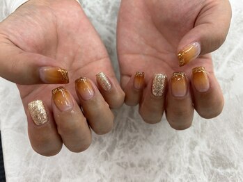 ビアンカ フロム中武立川店(Bianca)/2色グラデーションアート¥10000