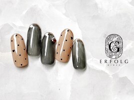 ドット×隠れハート♪