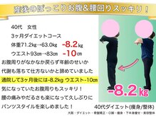 こんだ整骨院/40代　産後骨盤矯正+ダイエット