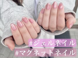 マグネットネイル×ナチュラル