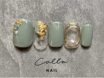 カラネイル 南森町店(calla nail)/ミラーアート