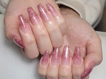 エムユーファイブネイル(MU5-nail)/【スカルプ】ラメグラデーション
