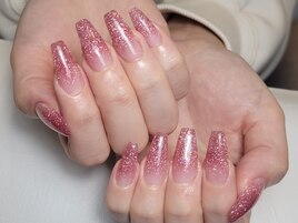 【スカルプ】ラメグラデーション