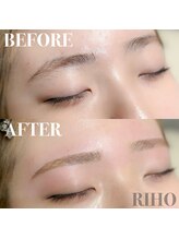 ミラ 渋谷(Eyebrow salon Mira)/眉ワックス＋間引き/RIHO