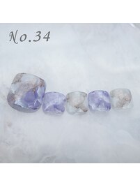 フットネイル：No.34