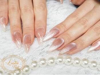 ラスターネイル(Luster nail)の写真/輝く指先に♪ネイルデビューにもピッタリ！【シルキー/ぷるマグ/フラッシュ/マグネットネイル6000円】