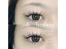 リールエム 深井店(Riru M)/アンドヘルシーで上向きまつ毛に