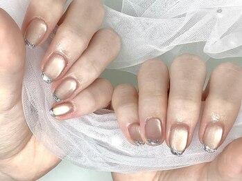 ネイルネージュ 錦糸町(Nail Neige)/ガラスフレンチ/マグ変更