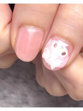 モルフォ 千駄ヶ谷(Morpho)/ふわふわキャラクターネイル