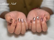 ローザネイル(Rosa Nail)/マグネットレオパード