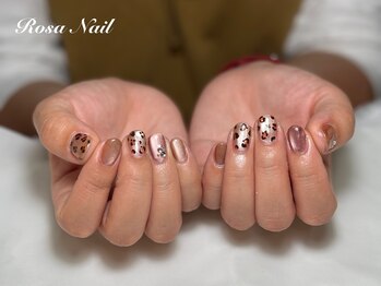 ローザネイル(Rosa Nail)/マグネットレオパード