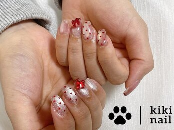 キキネイル たまプラーザ店(kikinail)/マグネットネイル/リボンネイル