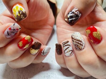 閨匠ビューティサロン 上野店/バレンタインネイル