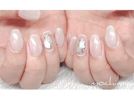 ＊ホワイトシェルネイル＊
