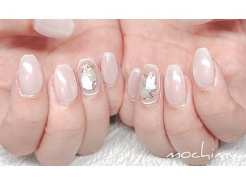 モチミィ(mochimy.)/*ホワイトシェルネイル*