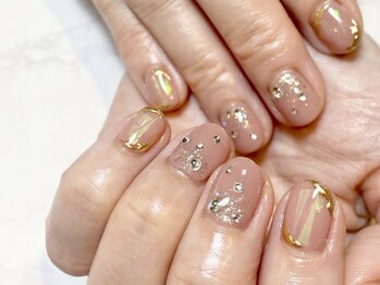 フレイムス アイラッシュ アンド ネイル(FRAMES)/キラキラネイル♪