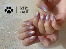 キキネイル 二子玉川(kikinail)/水光ネイル／ミラーネイル