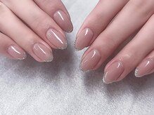 ローランリム(LORAN Lim)/キラキラフレンチネイル♪