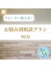 2回目以降【お悩み別】相談プラン　90分