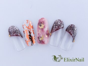 エリクサーネイル 五反田(Elixir Nail)/定額a シンプル／クーポン使用