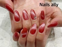 ネイルズアリー 立川店(Nails ally)/ギャラクシー×マグネット×秋