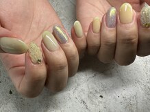 アムネイル(am.nail)/ジェルネイル　2本アート