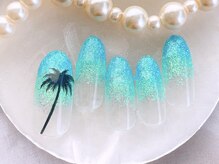 ネイルサロンフォーユー(for u)/ヤシの木ネイル￥5980