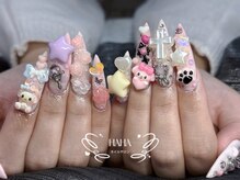 ハハ(HAHA)/ゴテゴテネイル