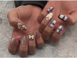 クリスマスネイル