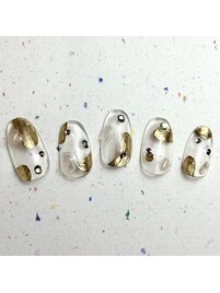 定額秋デザイン　アートゴールド