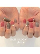 ネイルサロン グリッター(NAIL SALON glitter)/大人ネイル
