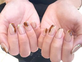 おしゃれべっ甲ネイル☆￥8800