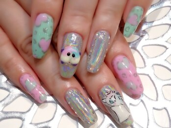 ラルネイル 大宮(Lull. nail)/Vtuberファンアート♪