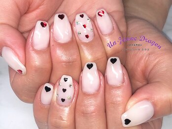 アン ジョーヌドラゴ/【自爪ネイル】ハートネイル