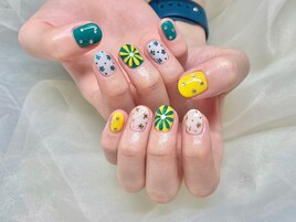 カラーフラワーアート