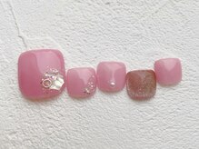 リーチェ ビューティアンドネイルサロン 大名店(Beauty&Nail Salon)/春のフットネイル♪
