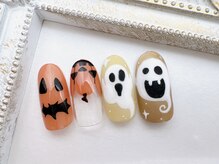 ネイル アンド アイラッシュ虹/ハロウィン追加アート