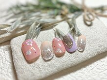 ブレス 仙台駅前本店(BLESS)/満開のお花が咲き誇るネイル！