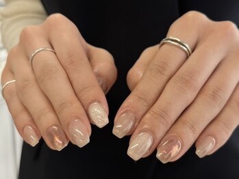 シーズネイル(She's nail)の写真/《仕事終わりに通いやすい♪》定額Art¥4500~21時迄営業★新宿駅西口徒歩3分【写真:初回オフ込¥6500】