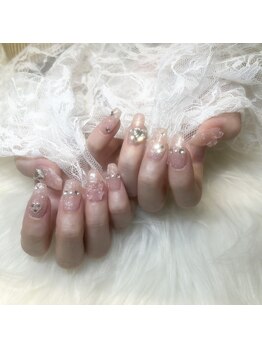 サロン ド ラプワ(Salon de Lapre)/ワンホン風ネイル