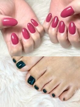 ロア ザ サロン(LOA the salon)の写真/ネイル初心者さんにピッタリ！お得なクーポンあり♪丁寧な施術×モチの良さが定評◎デザイン持ち込みもOK☆